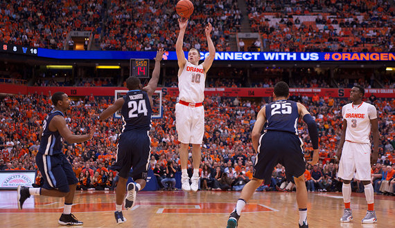 DUG OUT: Late run, crucial Cooney 3s lead Syracuse over Villanova in scrappy shorthanded home win