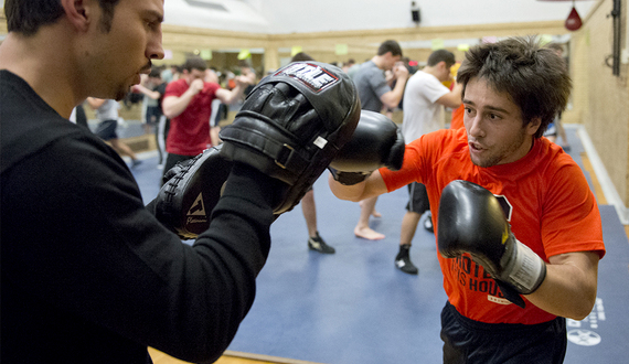 The right hook: Boxing club reemerges on campus, promotes self-confidence in members