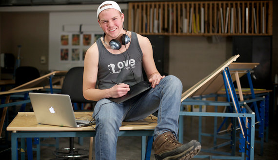 On the map: Student grows up with passion for art, turns it into business of custom T-shirts