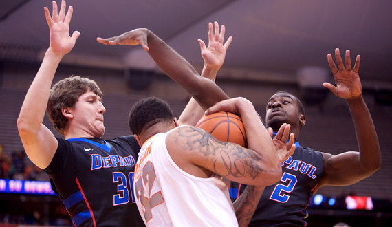 Triche, Southerland focus on getting to line with shots not falling in win over DePaul
