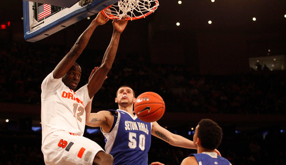 MARCHING BACK: Syracuse returns to form, gets offense humming in 75-63 Big East tournament win over Seton Hall