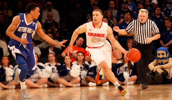 Triche breaks out of slump, scores 17 in Syracuse’s Big East tournament win over Seton Hall