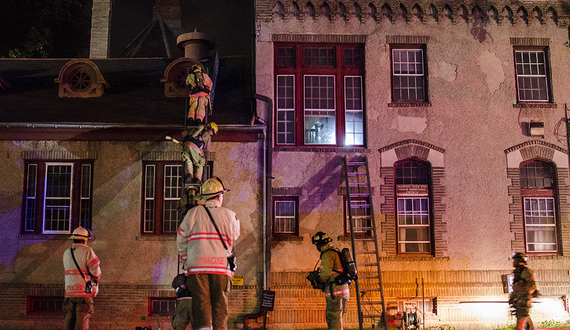 Fire breaks out at Grace Episcopal Church on University Avenue, no injuries reported