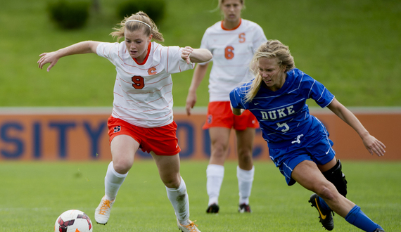 Syracuse battles back in 2nd half to tie No. 18 Duke