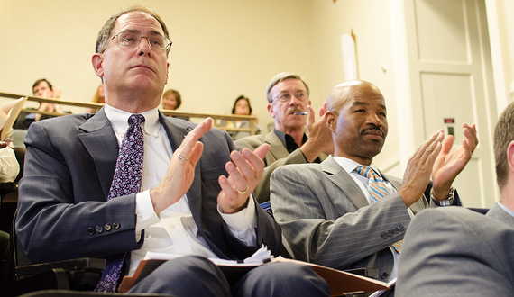 Spina begins tenure as interim chancellor