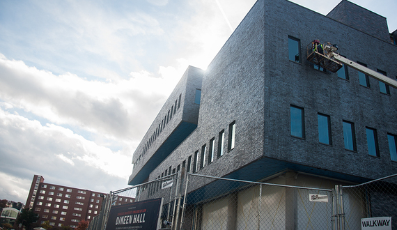 Dineen Hall construction to finish on time, by fall 2014