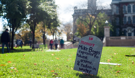 Campus group raises fracking awareness