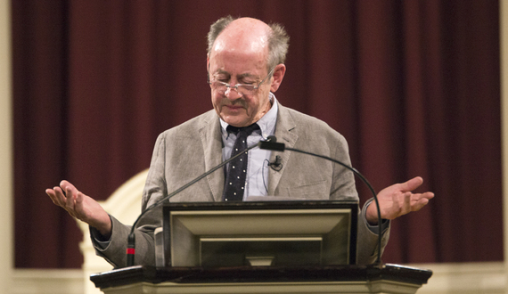 Poet Billy Collins entertains audience with humor