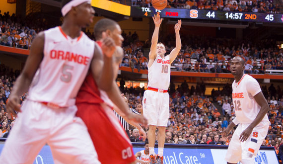 RED HOT: Cooney rescues Syracuse, burns Cornell with career-best 7 3s