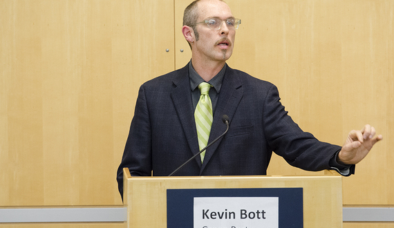 Three-dimensional: Bott presents diverse platform of leadership, education, equality