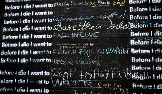 Death wish: Artist installs bucket list wall to inspire Syracuse residents to share goals, dreams
