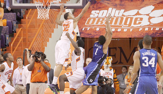 Block party: McDaniels leads ACC in blocks, presents defensive obstacle for Syracuse on Sunday