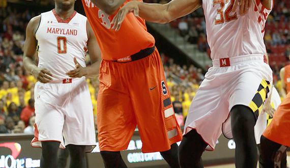 Gallery: No. 4 Syracuse edges Maryland at the Comcast Center
