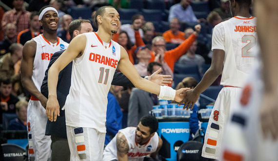 Live video: Syracuse, Dayton hold press conferences for Saturday’s Round of 32 game