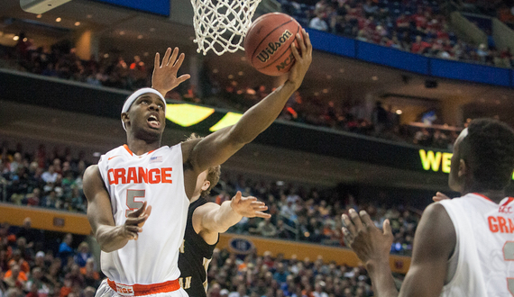 Fair finds efficiency, comfort zone in 14-point, 11-rebound performance against Broncos