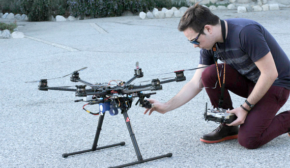 Group uses drones to take aerial photography