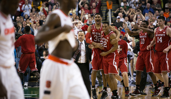 EARLY EXIT: Syracuse misses 6 shots on final possession, falls to N.C. State in quarterfinals of ACC tournament