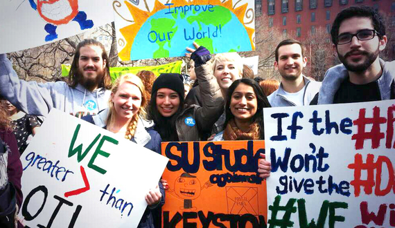 Pipe dream: SU, SUNY-ESF students join oil pipeline protest