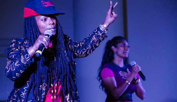 Hip-hop workshop provides students, teachers with outlet for creativity