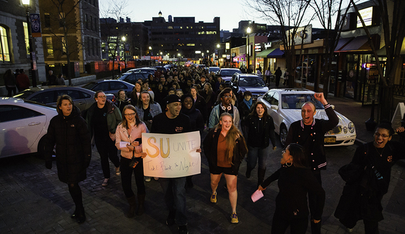 The night is theirs: Community comes together against sexual violence