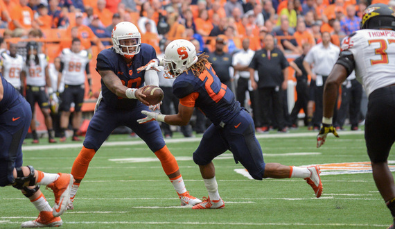 Hunt, Gulley display Syracuse&#8217;s success in zone-read running in loss to Maryland