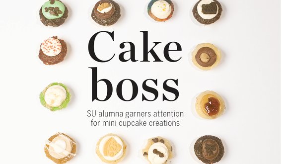 Cake boss: SU alumna garners attention for mini cupcake creations