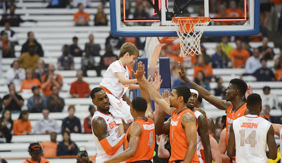 Sykes’ entrance, Roberts’ dunk stand out in Orange Madness festivities