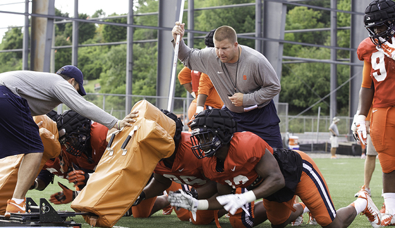 Guardian helmet caps help Syracuse practice more safely in 1st year of use after drawing confused initial reactions