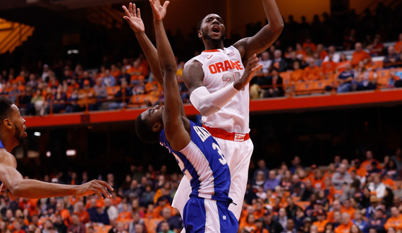 Syracuse pulls away from Hampton 65-47 after uneven performance