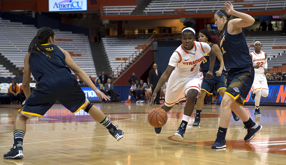 Peterson again shows scoring, distributing ability in blowout win over Canisius