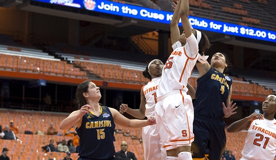 Syracuse dominates the glass against smaller Canisius, cruises to 70-37 victory