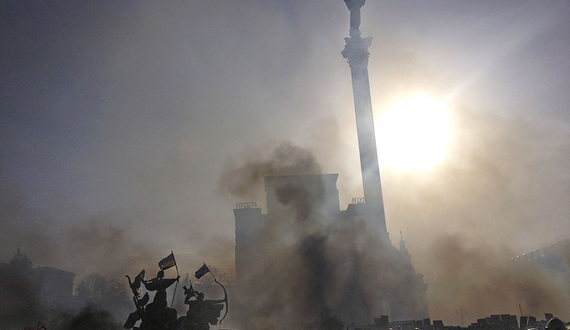 Ukrainian revolutionary documents conflict using iPhone photos, videos