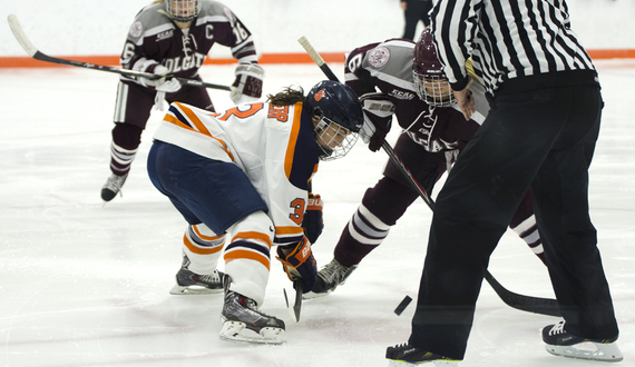 Knerr looks to finish career on high note after leaving softball behind for ice hockey