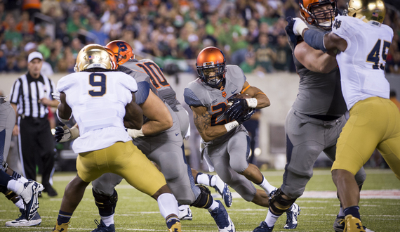 Running backs George Morris II, Devante McFarlane adapt to taking bulk of carries in spring practice