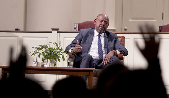 Award-winning actor Forest Whitaker speaks about community building, problem solving