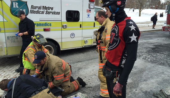 Girl bloody but alert after being hit by Jimmy John’s deliveryman on bike
