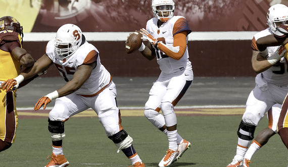 Terrel Hunt looks ahead to spring game, return to action for Syracuse in new offense