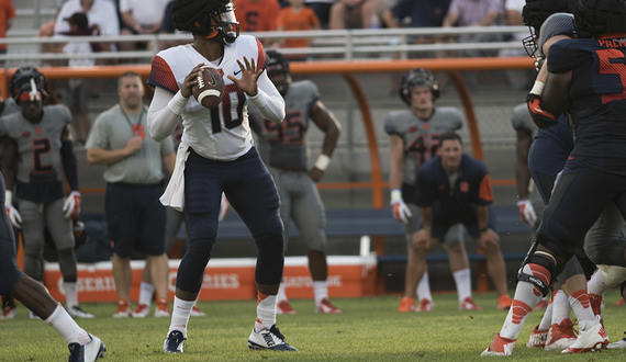 Syracuse Fan Fest: Terrel Hunt impresses in 14 pass attempts