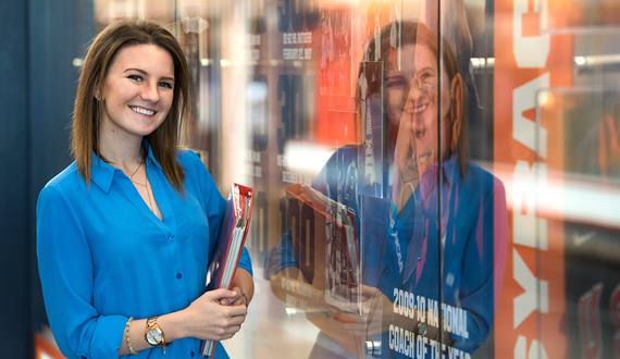 Sophomore works public relations for Syracuse University Athletics