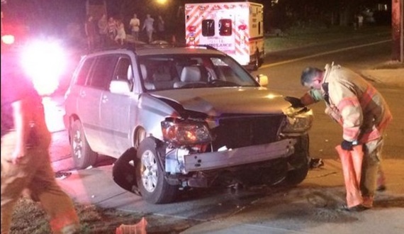 Police respond to crash near Ernie Davis Hall early Friday morning