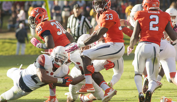 Syracuse falls to Virginia 44-38 in triple overtime