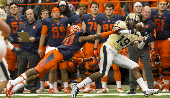 Syracuse falls to No. 25 Pittsburgh, 23-20, on last-second field goal