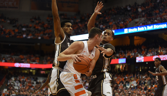 Tyler Lydon hits 2 clutch 3s, plays heavy minutes at center in win