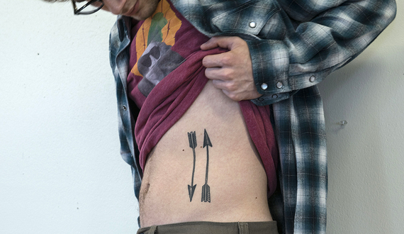 Freshman&#8217;s arrow tattoo represents persevering and moving forward