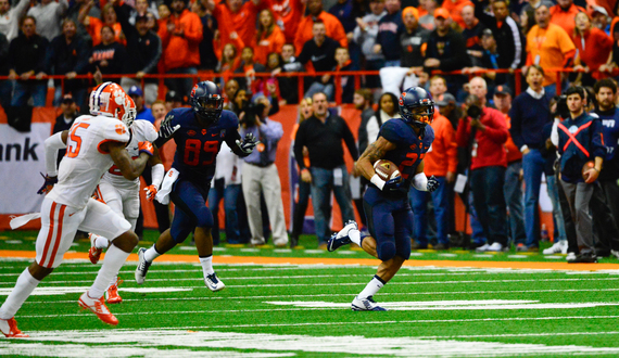 Running back George Morris capitalizes on opportunities in loss to No. 1 Clemson