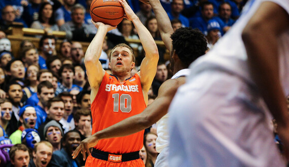 Syracuse starts 3 shooters, and defenses will need to make a choice