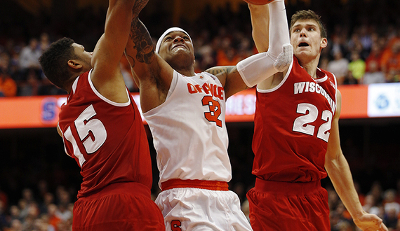 Wisconsin outrebounds Syracuse by 26 in Orange&#8217;s 1st loss of the season