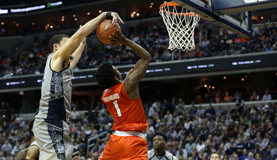 Georgetown bigs outmuscle No. 14 Syracuse in 79-72 win