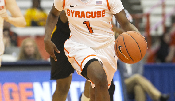 Alexis Peterson overcomes early foul trouble to score 15 points in win