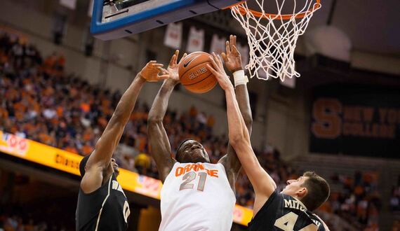 Syracuse basketball&#8217;s frontcourt handles foul trouble in rout over Wake Forest